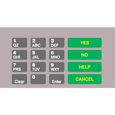 GRAPH KYPD SNGL CRIND