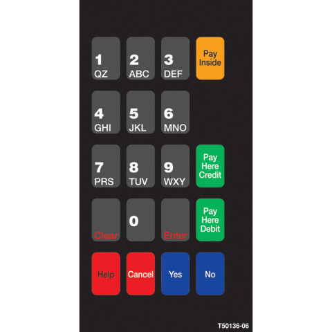 AUX ADA CRIND KEYPAD OVLY