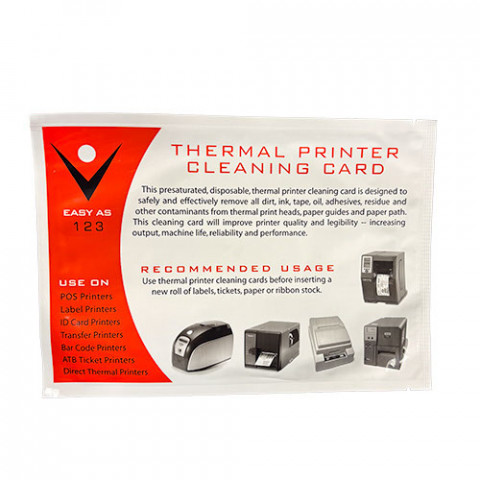 Thermal Printer Card Cleaners 6-Pack