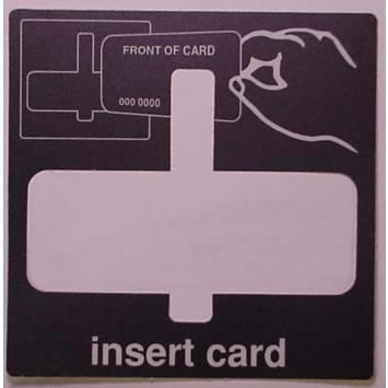 CARDREADER DECAL (M5)