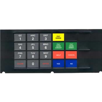 4X6 KEYPAD OVERLAY (M5)