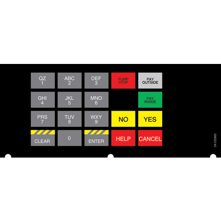 4X6 DECAL TOKHEIM STD W/START