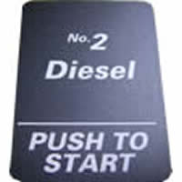 DECAL-#2 DIESEL/WHT/BLK,