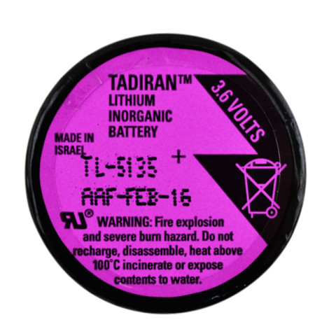 3.6 V LITHIUM BATTERY USED ON TLS-300 & TLS-350 MAIN BOARDS