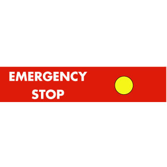 DECAL,E-STOP BUTTON,GEN